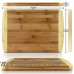 Heim Concept Organic Bamboo Cutting Board and Serving Tray with Drip Groove HEIM1001